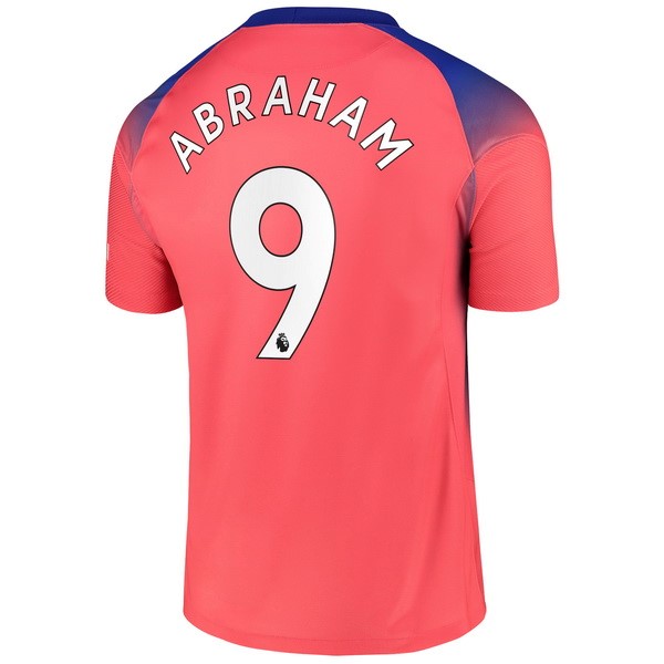 Camiseta Chelsea NO.9 Abraham Tercera 2020-2021 Naranja